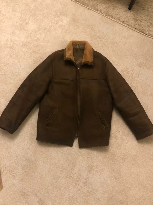 Дубльонка чоловіча XL шкіра куртка зимова