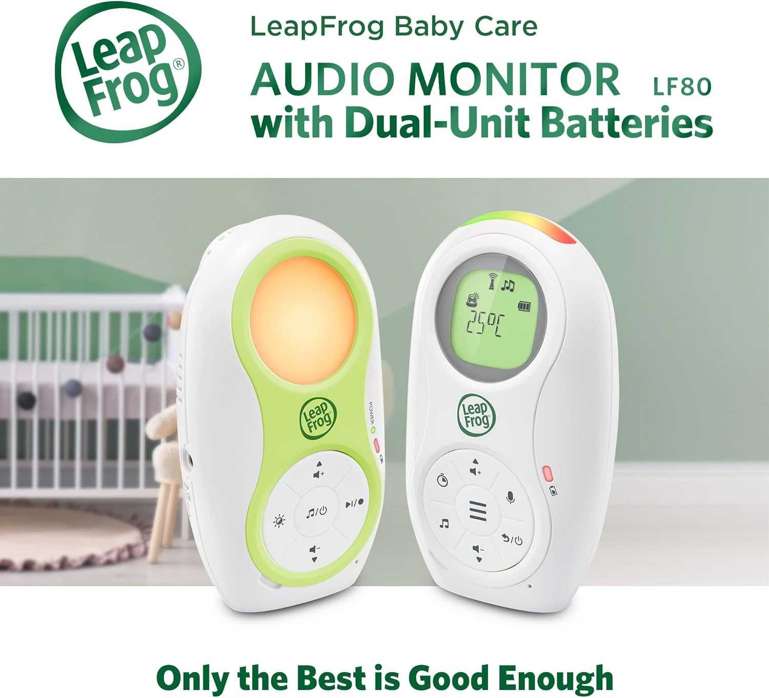 Leap Frog LF80 Niania elektroniczna z czujnikiem temperatury lampką