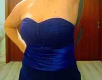 Платье синее бальное