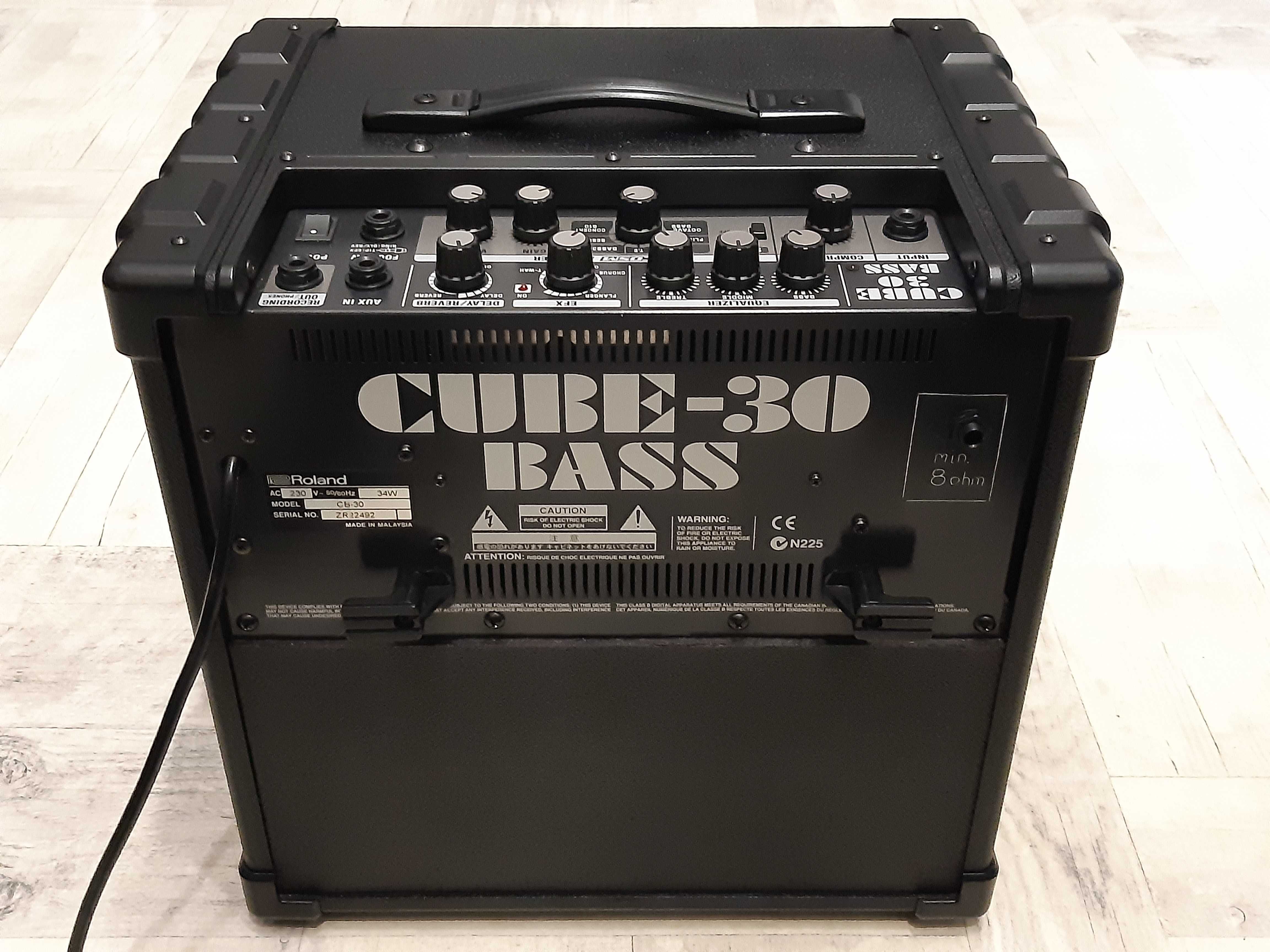 Wzmacniacz Basowy Roland Cube 30 Bass -efekty-combo- wysyłka -zamiana