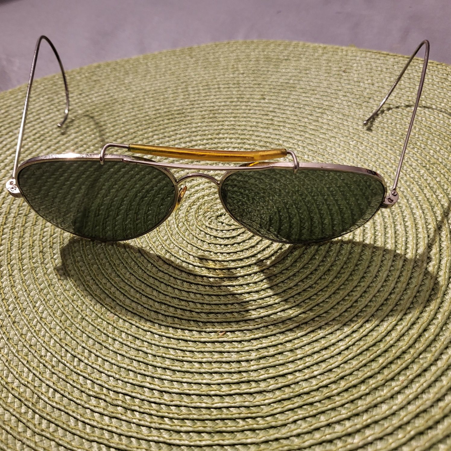 Klasyczne okulary Ray Ben a la Aviator, stylowe
