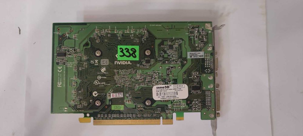 ВІдеокарта Inno3D GeForce GT 240 512MB, не робоча.