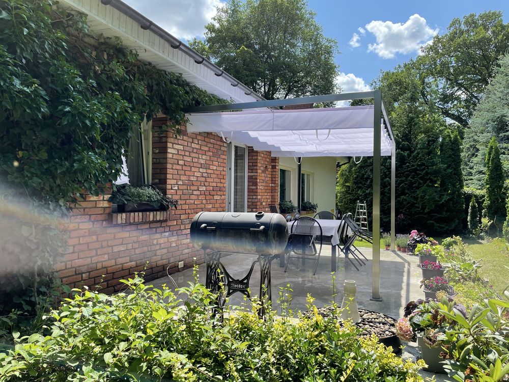 zadaszenie tarasu pergola nierdzewna