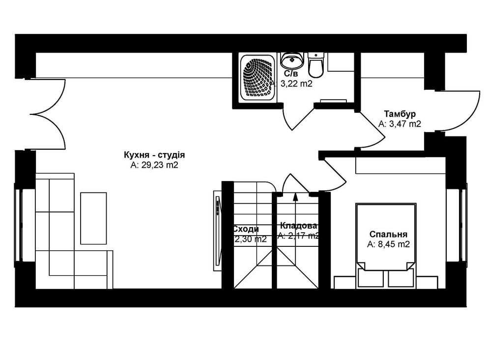 єОселя+ Продам СТИЛЬНИЙ готовий таунхаус 135м2 в самому ЦЕНТРІ м.Буча