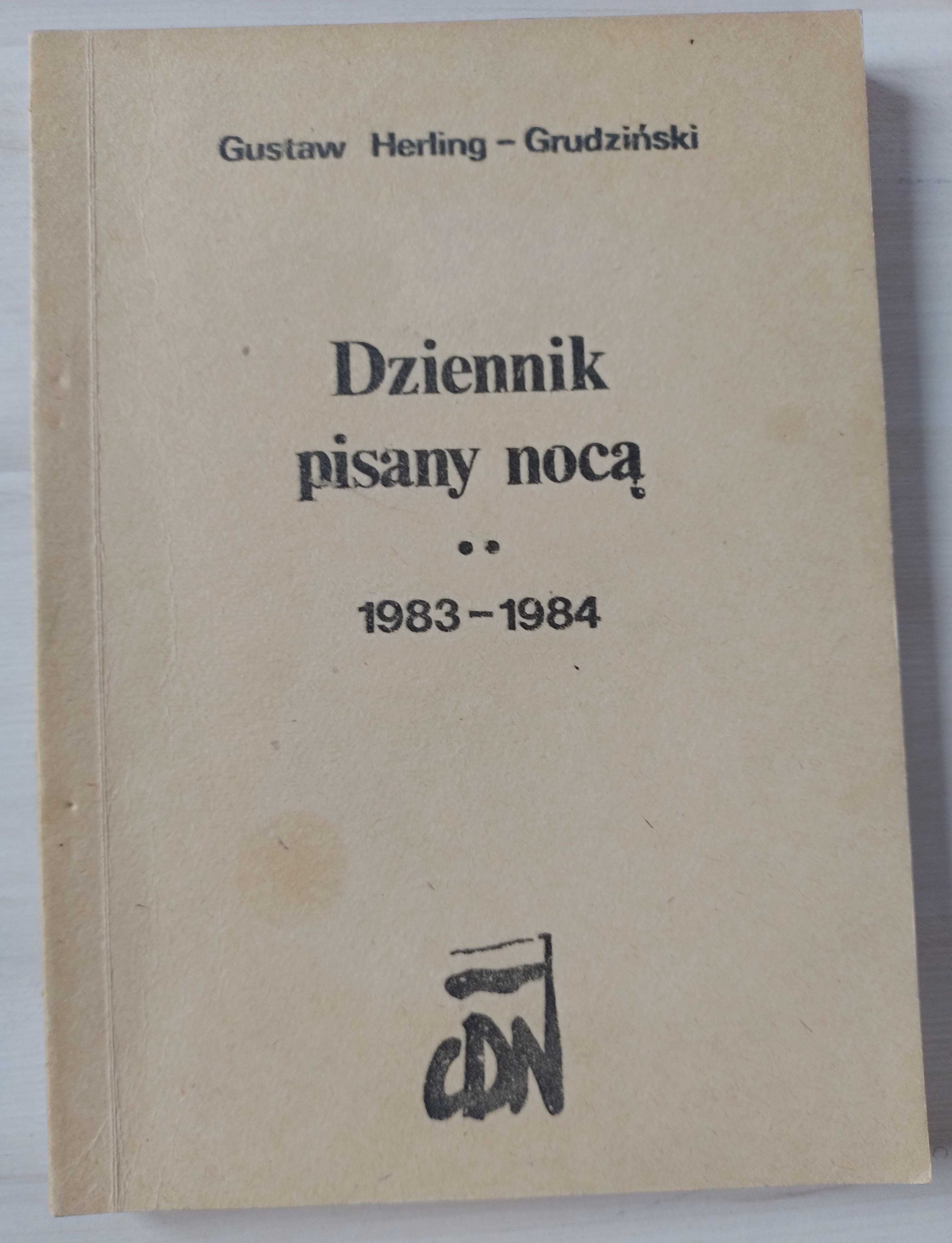Dziennik pisany nocą 1983 - 1984 - Gustaw Herling- Grudziński