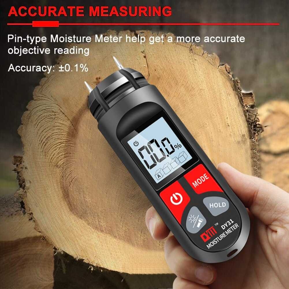 Вологомір DY31,  измеритель влажности древесины