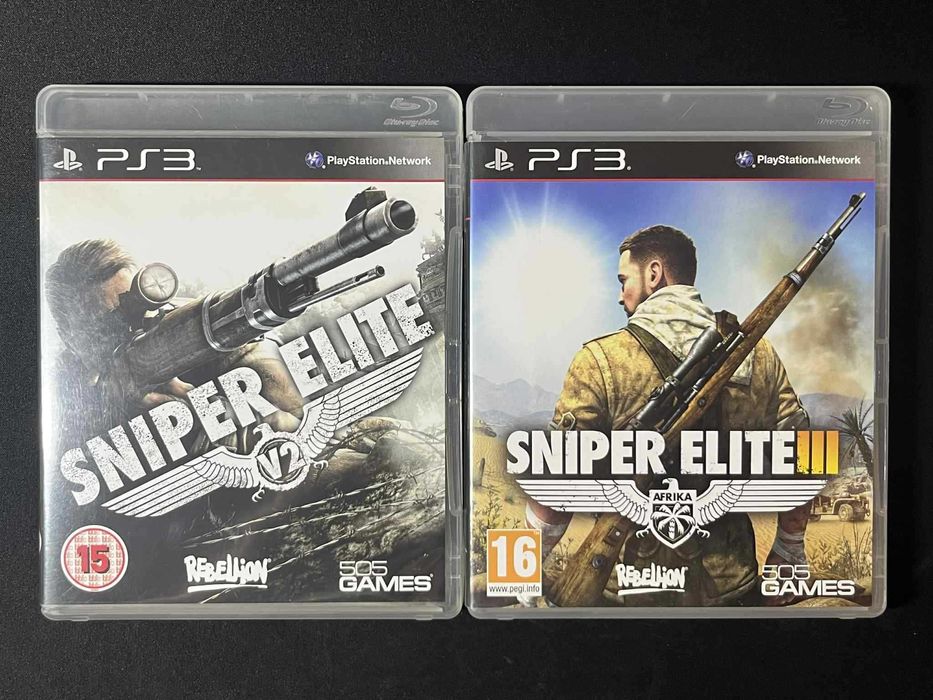 Zestaw Gier Sniper Elite Na Konsolę PlayStation 3 Stan Bardzo Dobry