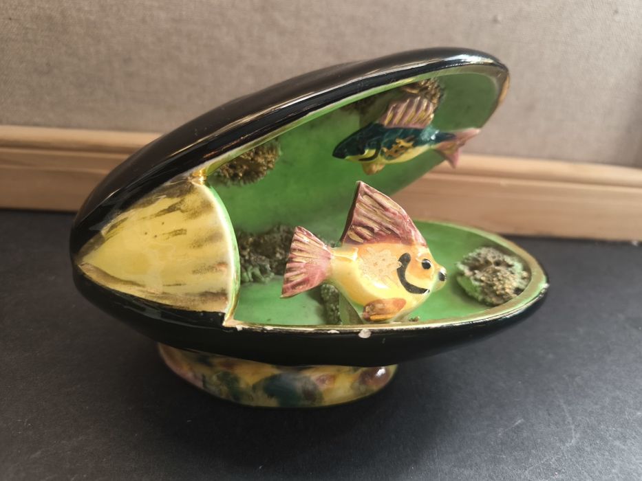 Concha Decorativa com Peixe