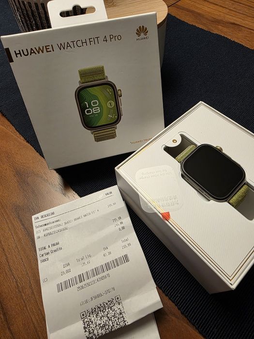 Huawei Watch GT 4, Fit 3 e 2 NOVOS. Troca/retoma. Fatura, garantia