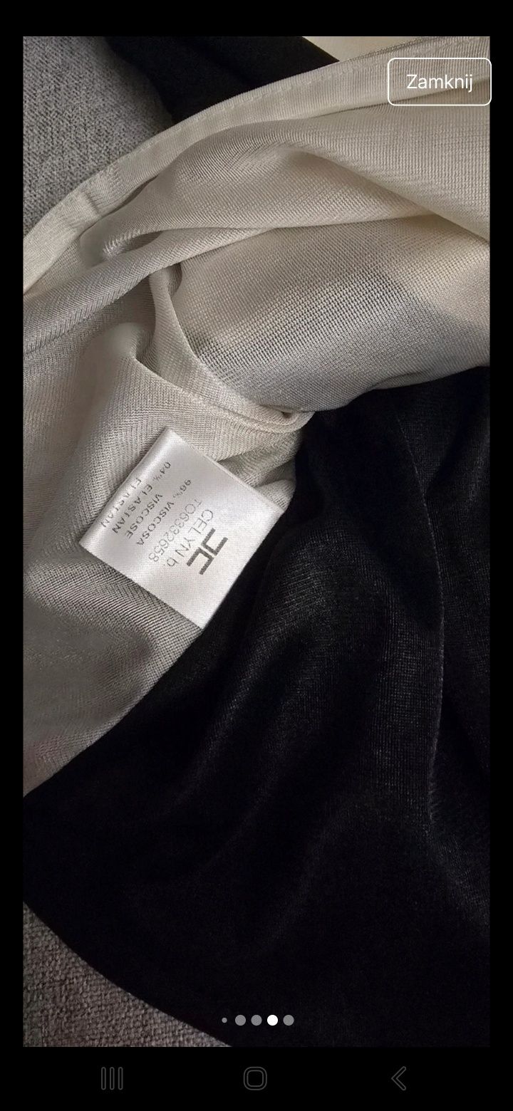 Bluzka top Elisabetta Franchi,  Celyn B włoski rozmiar 40 /xs-s