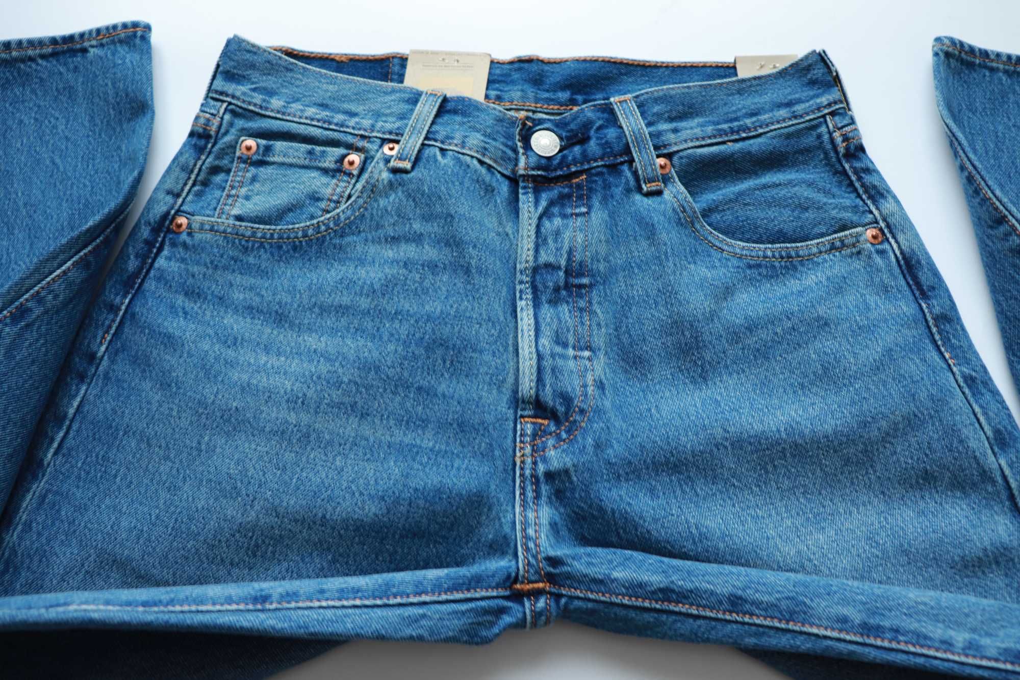 LEVIS 501 '93 W29 cropped męskie spodnie jeansy nowe okazja