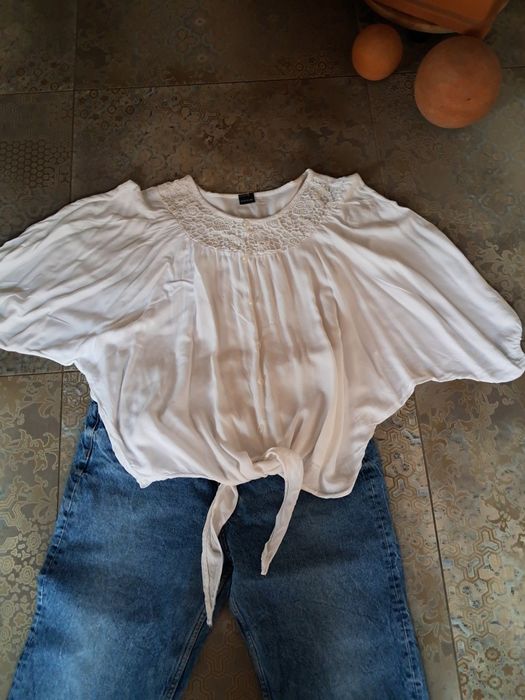 Koszula oversize / wiązana / nietoperz