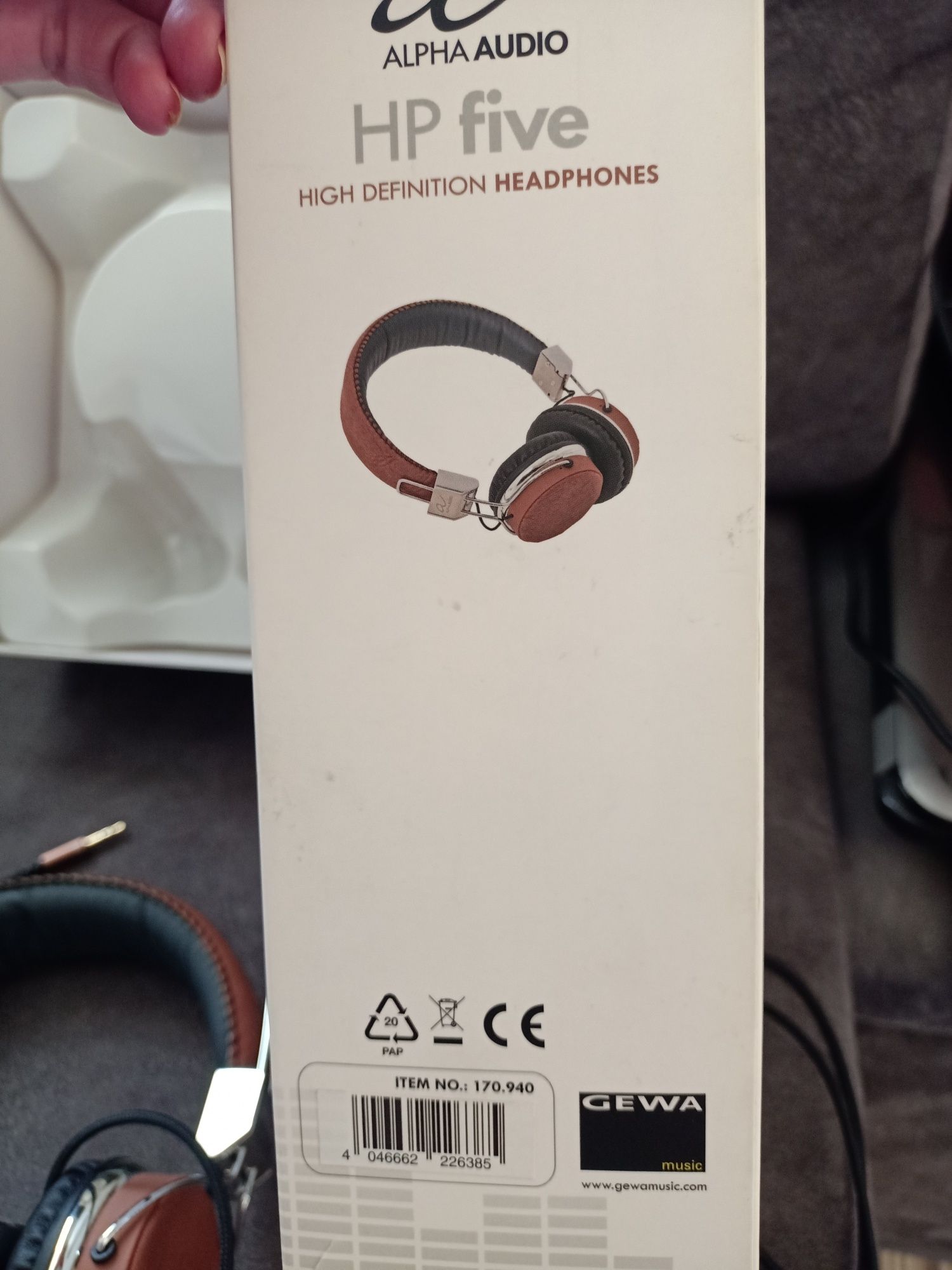Słuchawki Alpha audio go five nowe