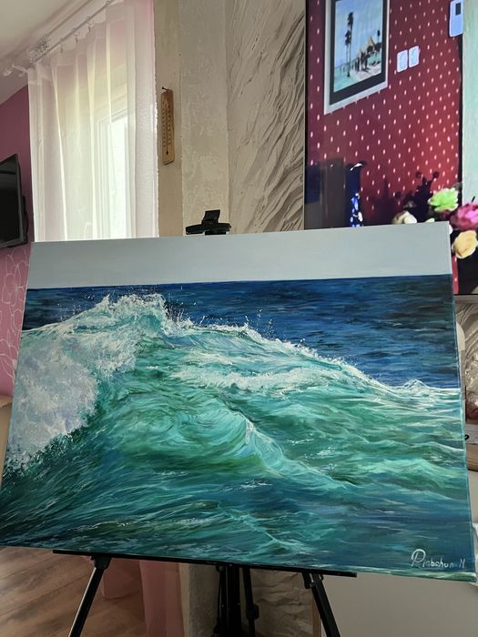 Obraz olejny Rajskie morze 60*80