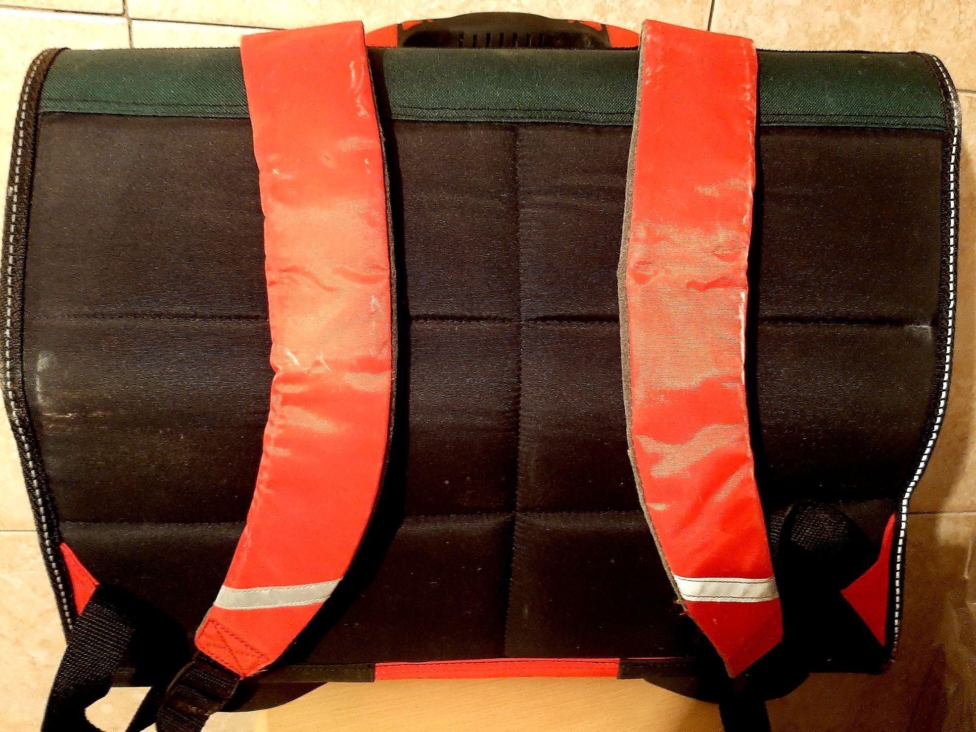 torba monterska plecak na narzędzia TopKid czerwona 35x45 cm