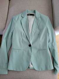 Blazer verde-água ZARA