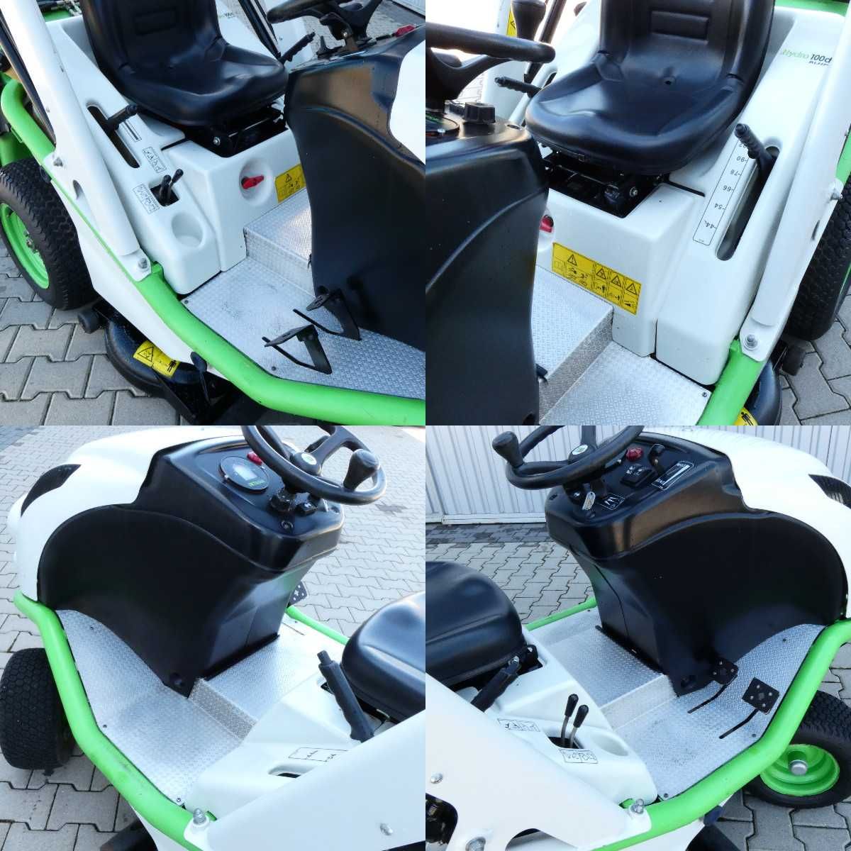 Traktorek kosiarka Etesia Hydro 100 Diesel 20HP (300502) Baras