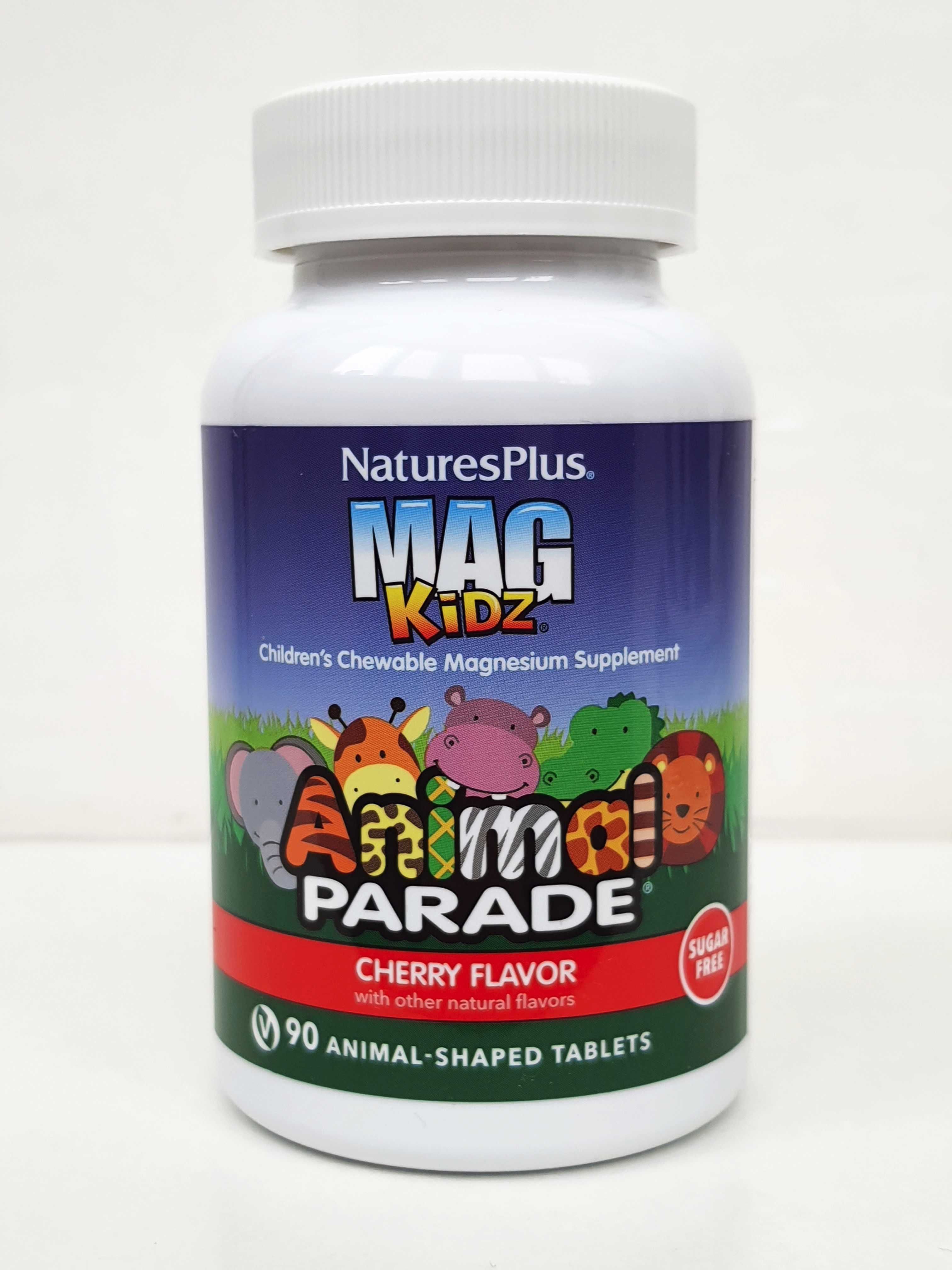Магний для детей NaturesPlus Animal Parade MagKidz, 90 таблеток