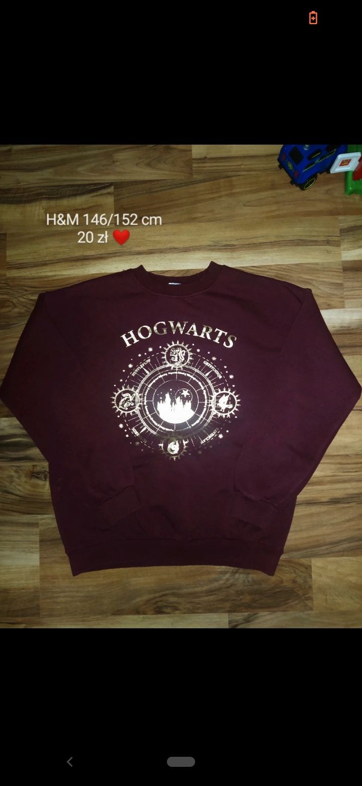 Mega bluza H&M rozmiar 146/152 Hogwarts