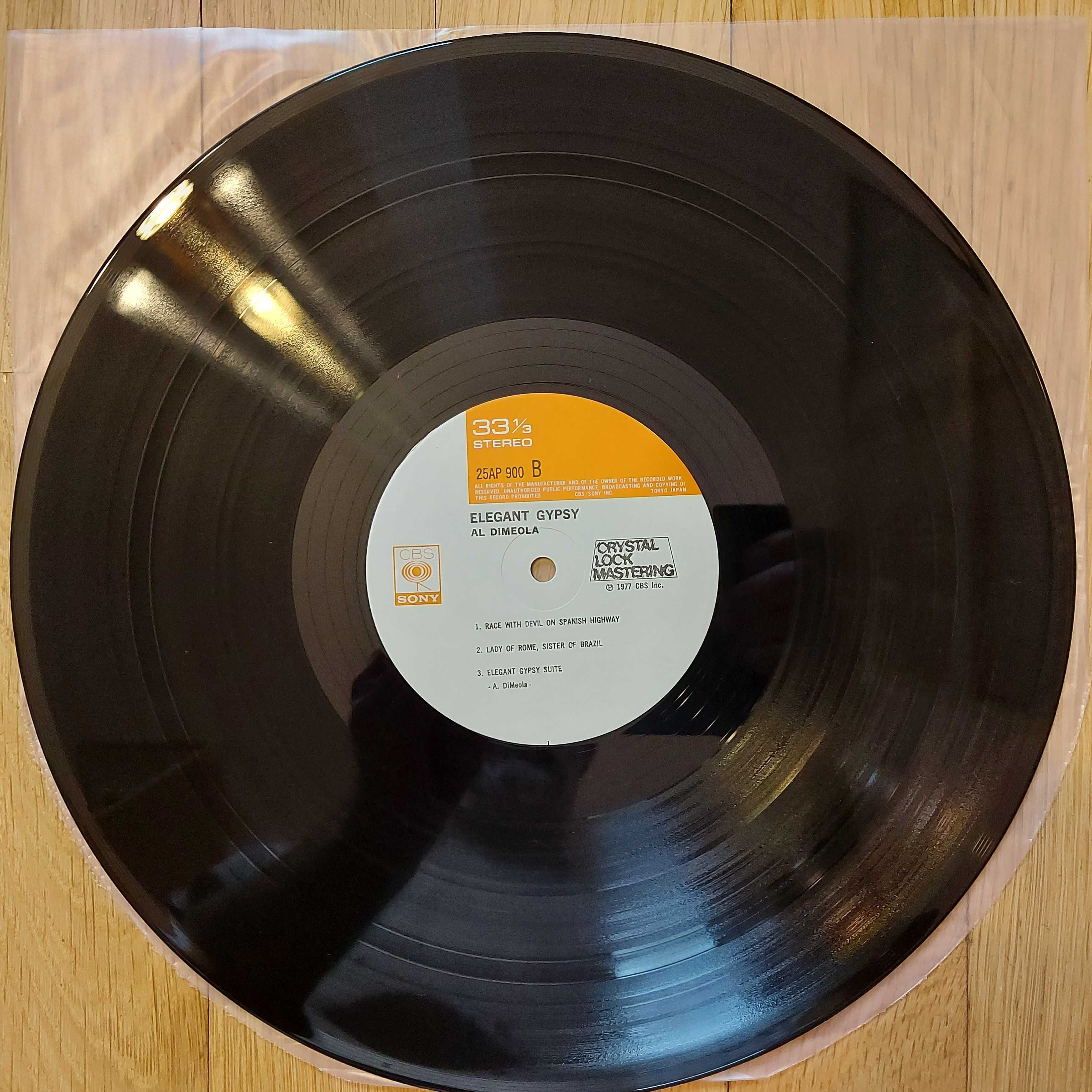 Al Di Meola ‎Elegant Gypsy  1977 Japan (NM/NM-) + inne tytuły