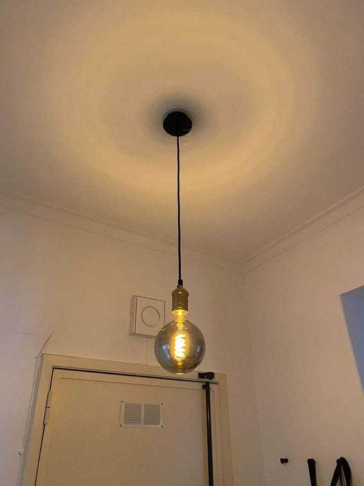 Candeeiro + Lâmpada industrial