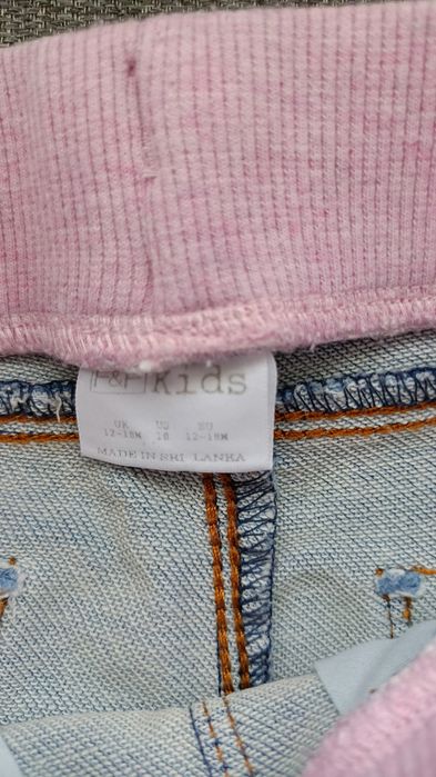 80 F&F spodnie jeansowe