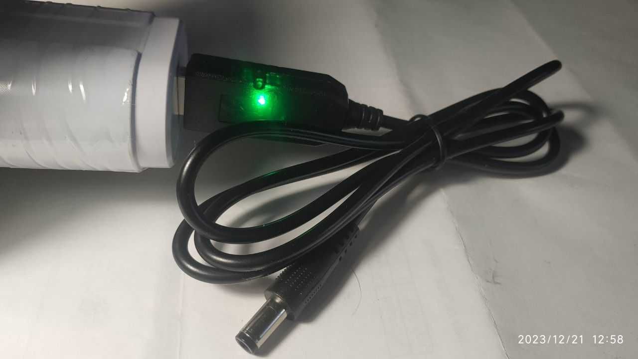 USB кабель для питания  роутера от любого повербанка
