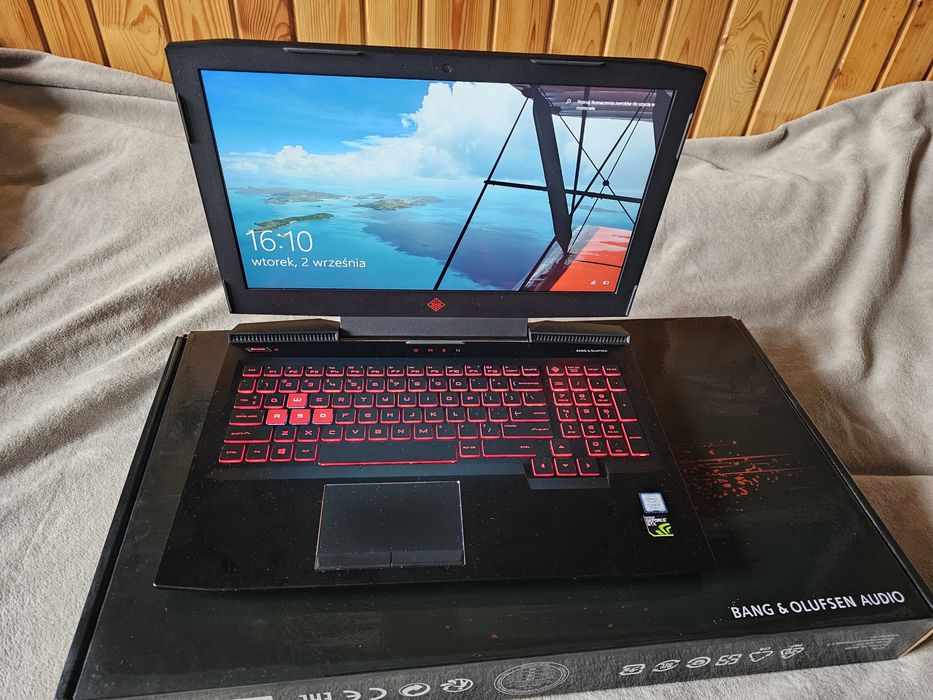 Laptop HP Omen 15-ce008nw gaming myszka Omen 600