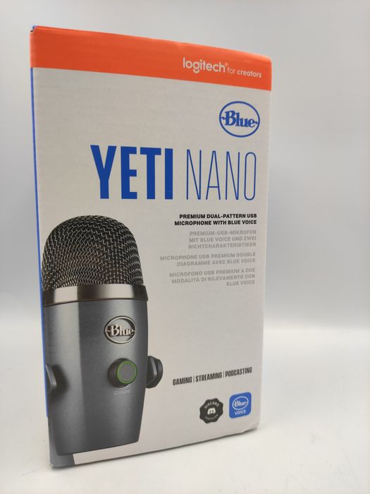 Na Lewara Mikrofon Blue Yeti Nano /Gray/