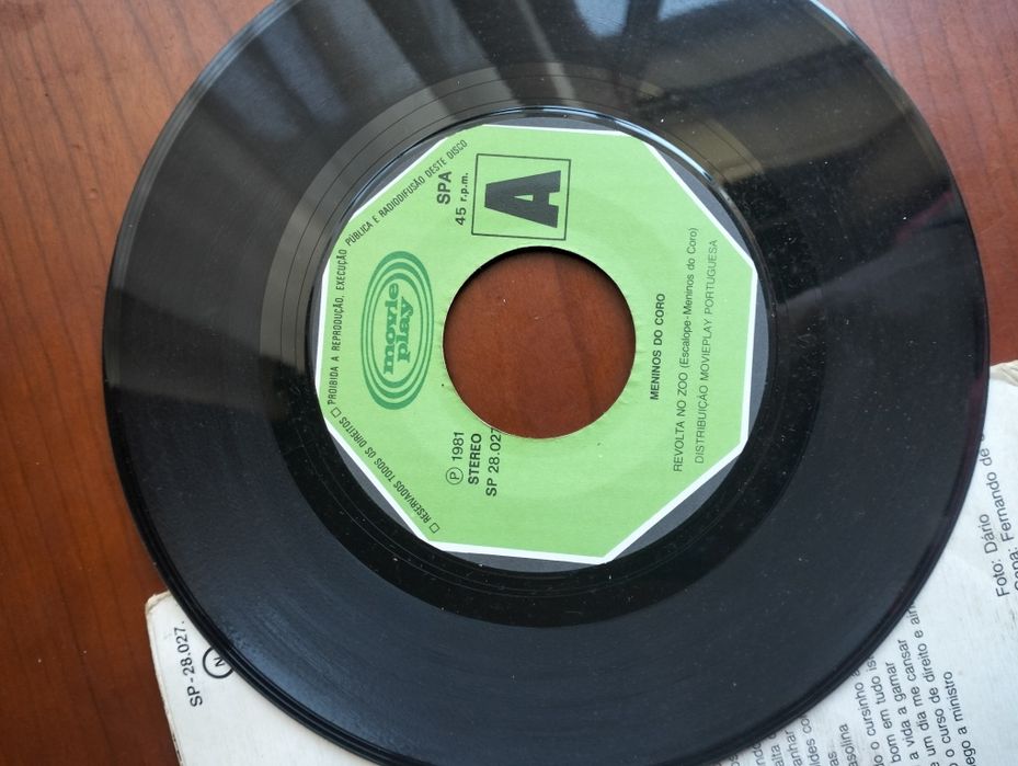 Disco de vinil single Meninos do Coro