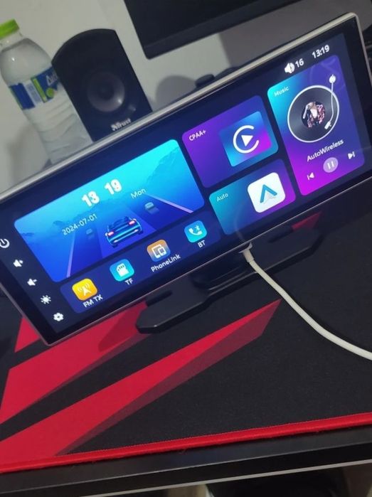 Rádio Android Auto Carplay Portátil 11,26 polegadas Ecrã HD Wi-Fi GPS