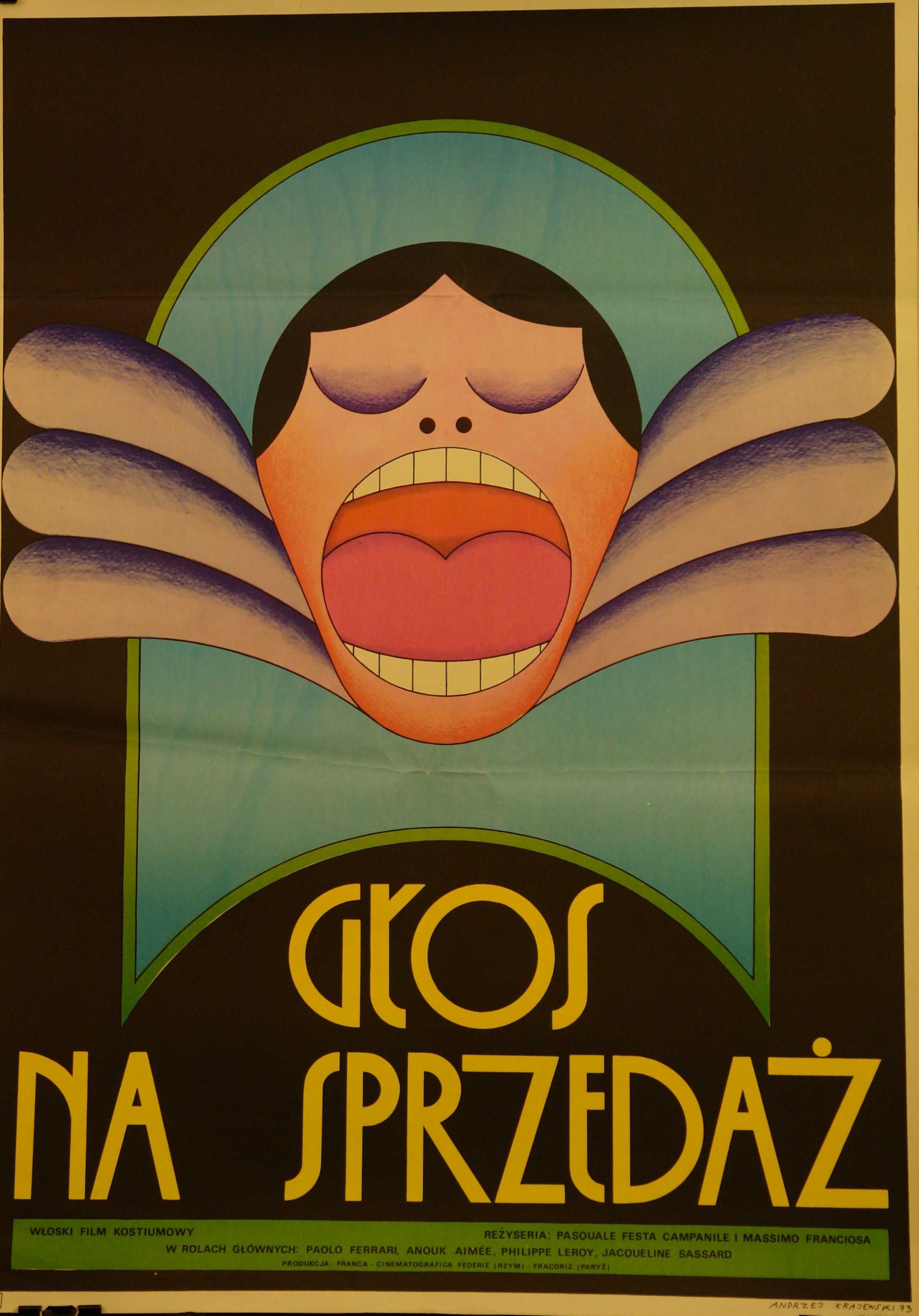 Stary plakat filmowy ( oryginał )