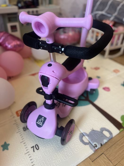 Самокат 3 в 1 з батьківською ручкою