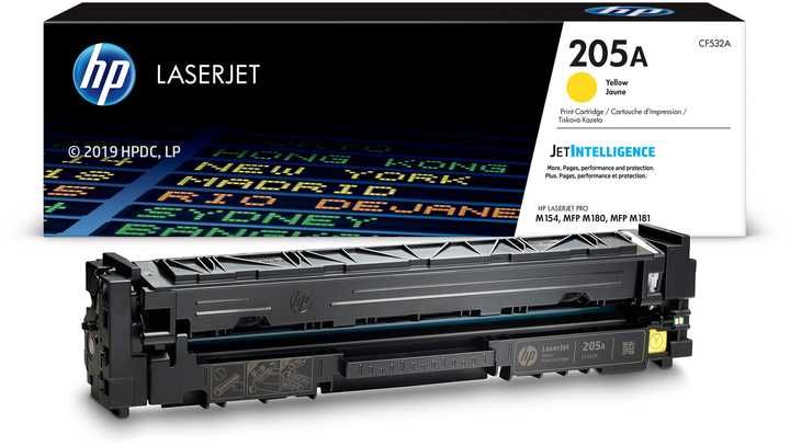 Картридж HP 205A CLJ M180/M181 Yellow (CF532A)