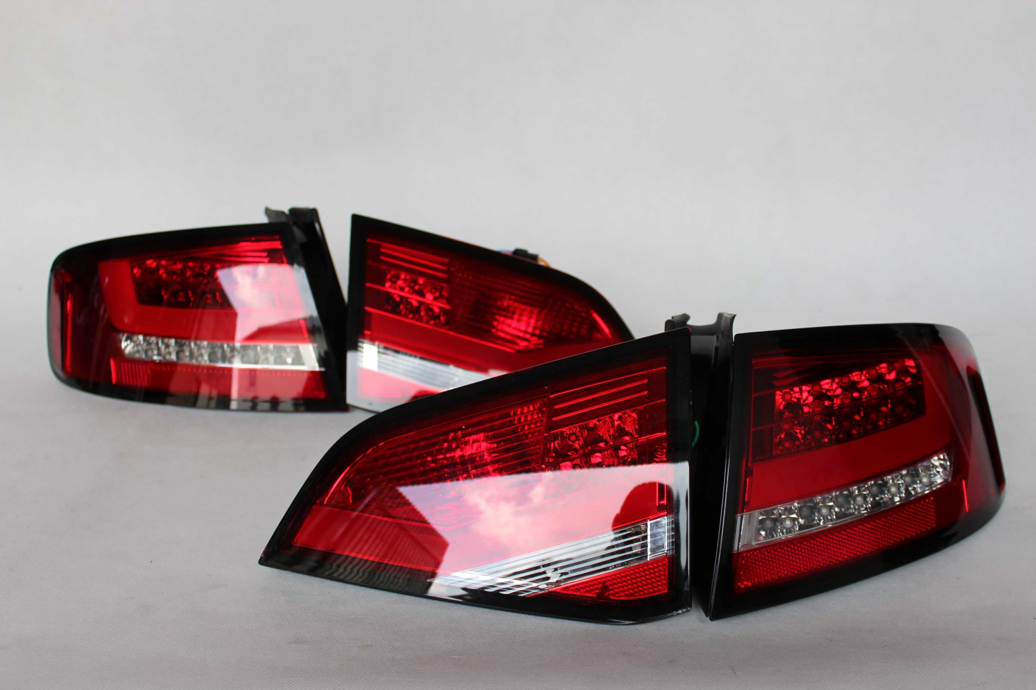 Lampy światła tył tylne AUDI A4 B8 08-12 Sedan LED BAR NEON Czerwone !