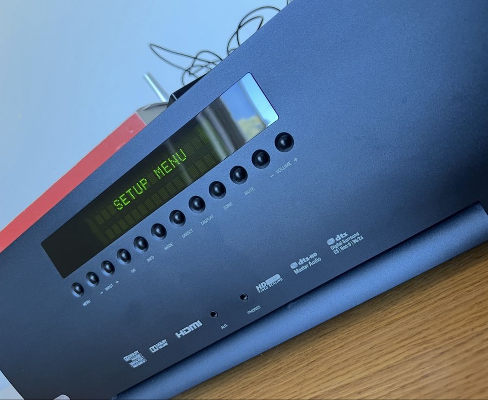 Arcam fmj AVR450 amplituner 7.1 w pieknym stanie + pilot mikrofon inst