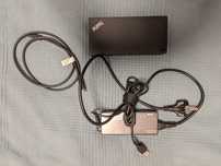 Stacja dokująca Lenovo usb-c gen 2 + przewód + zasilacz