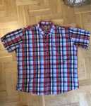 JP 1880 męska koszula 3XL W kratkę, krótki rękaw, 100% bawełna, stanID