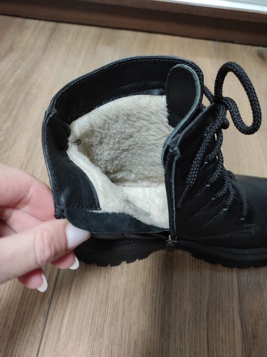 Черевики ботинки зимові шкіряні 41р