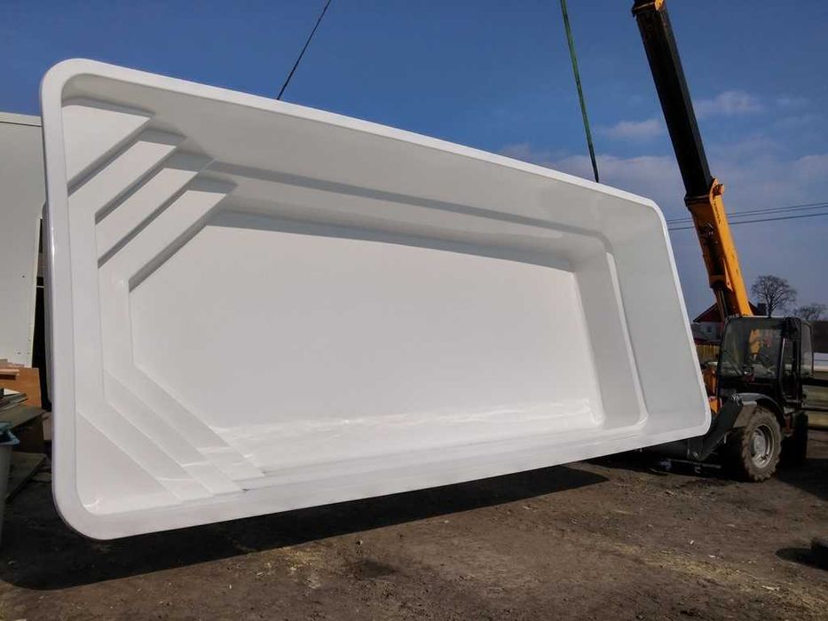 SP Basen poliestrowy Royal 5,30 x 3,20 SET ogrodowy ! montaż ! laminat