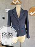 Wełniana marynarka wool wełna premium L