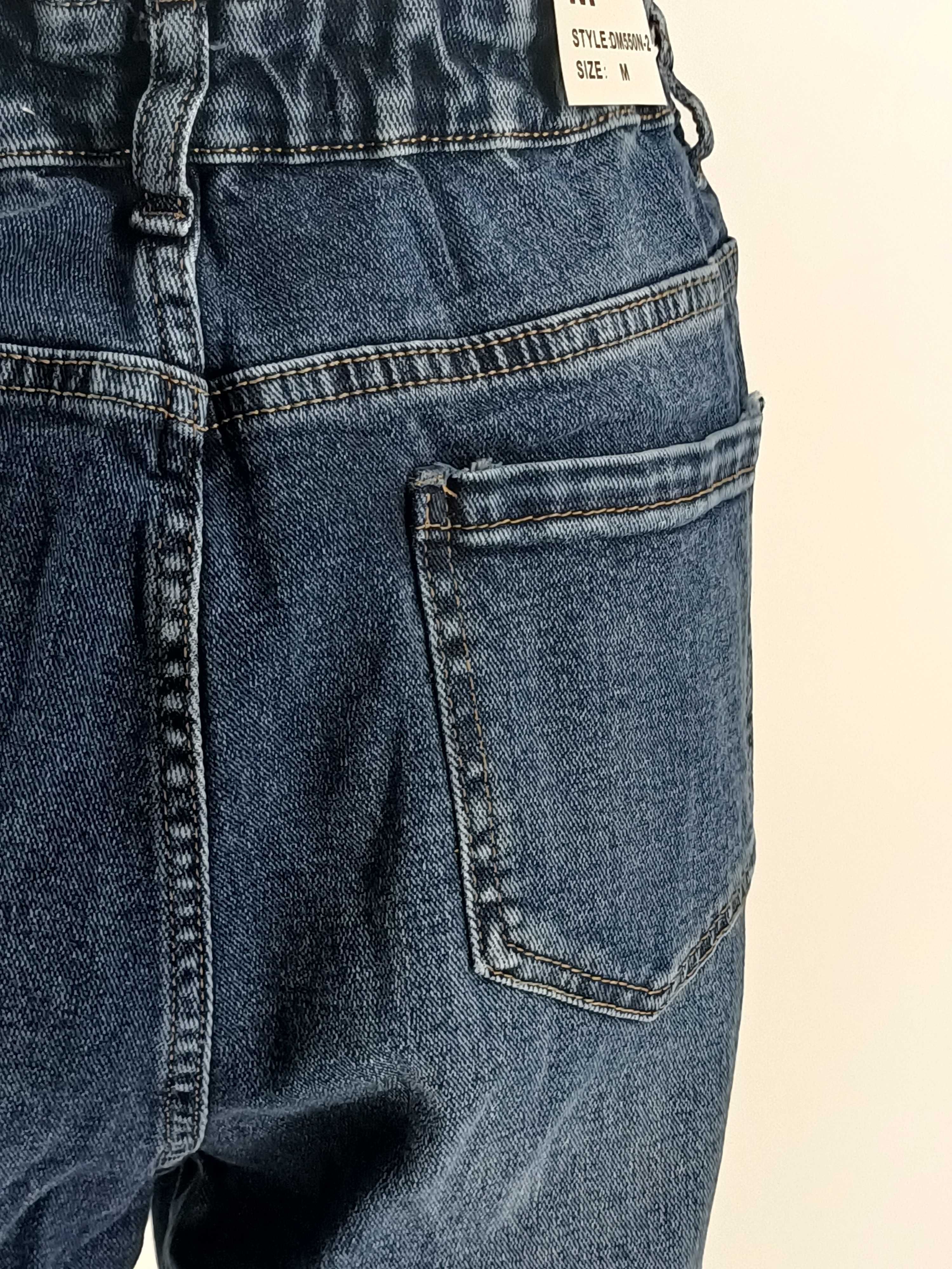 Spodnie Slouchy Jeans Blue damskie jeansy XS 34