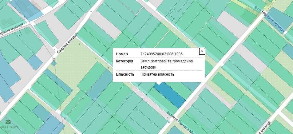 Продаж чотирьох земельних ділянок в с. Руська поляна