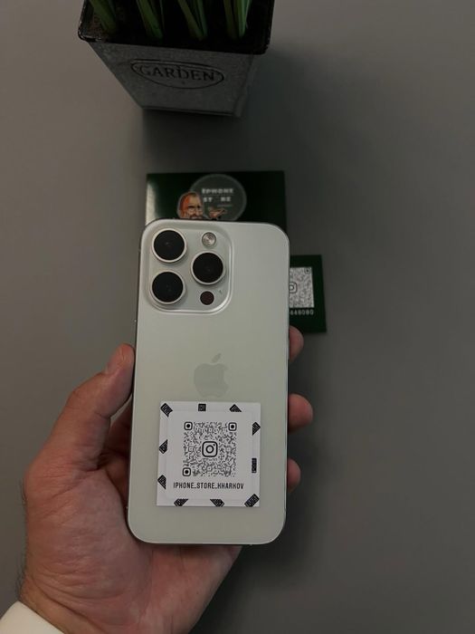 iPhone 15 Pro,256GB,White!Neverlock!Гарантия!Магазин!