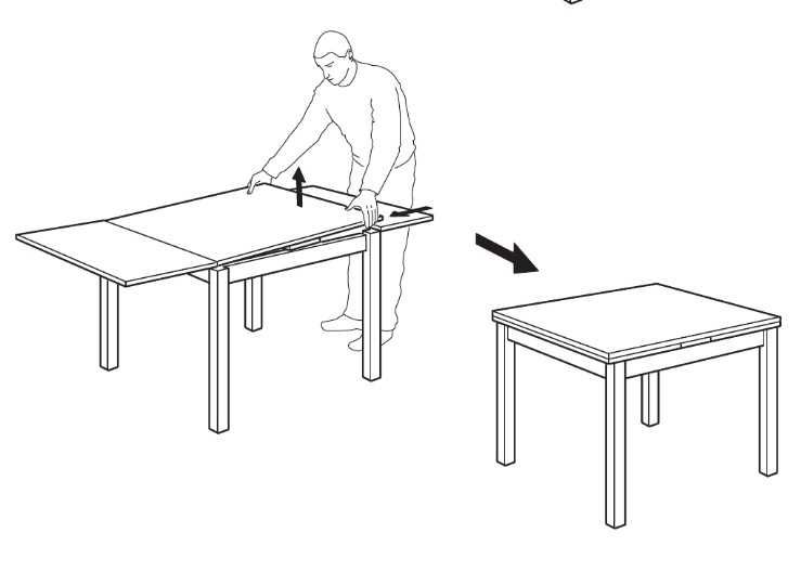 Mesa de jantar - 90x90cm extensível a 90x170cm - ótimo estado