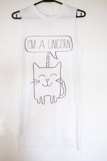 Bluzka koszulka jednorożec kot unicorn Atmosphere hit blog nowa