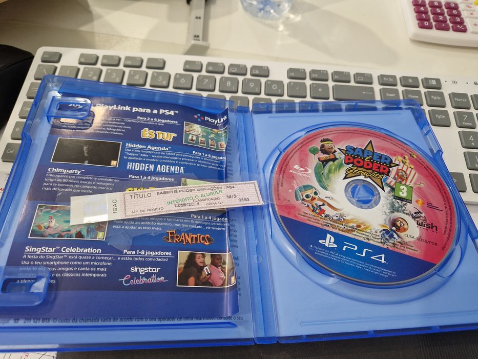 Jogo PS4 Saber é poder