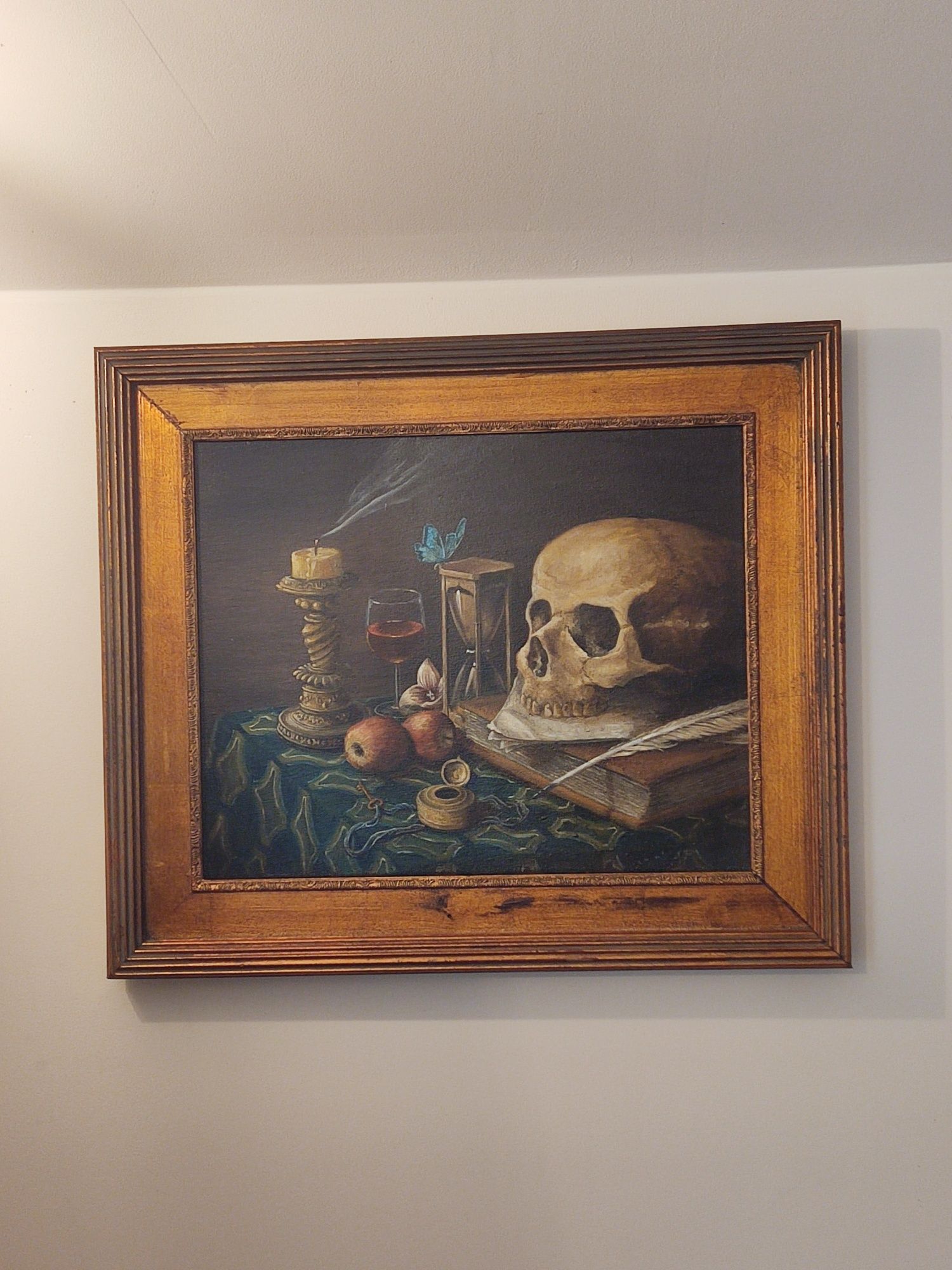 Pintura a óleo Vanitas