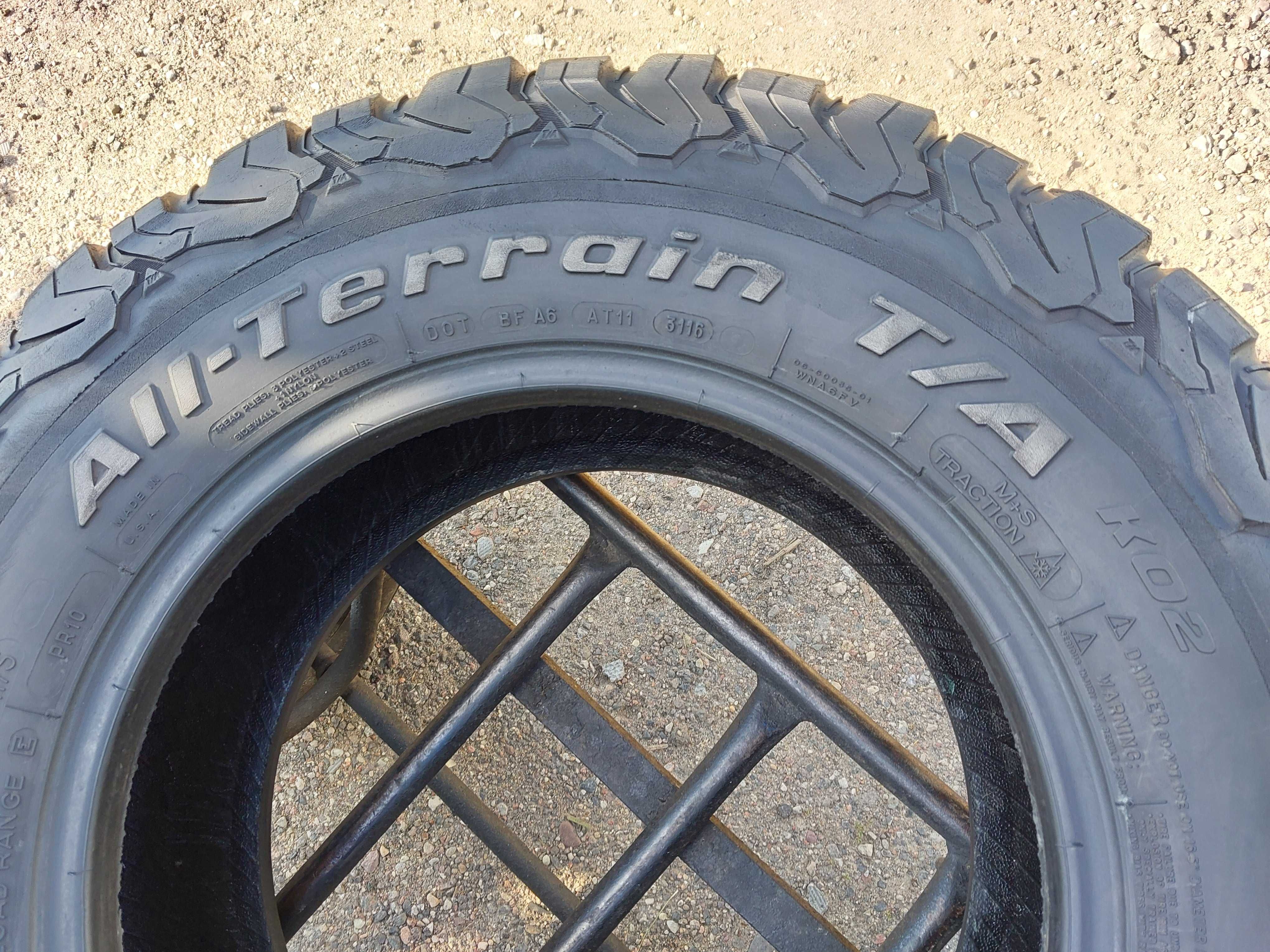 Opony AT 255.70.16 Bfgoodrich