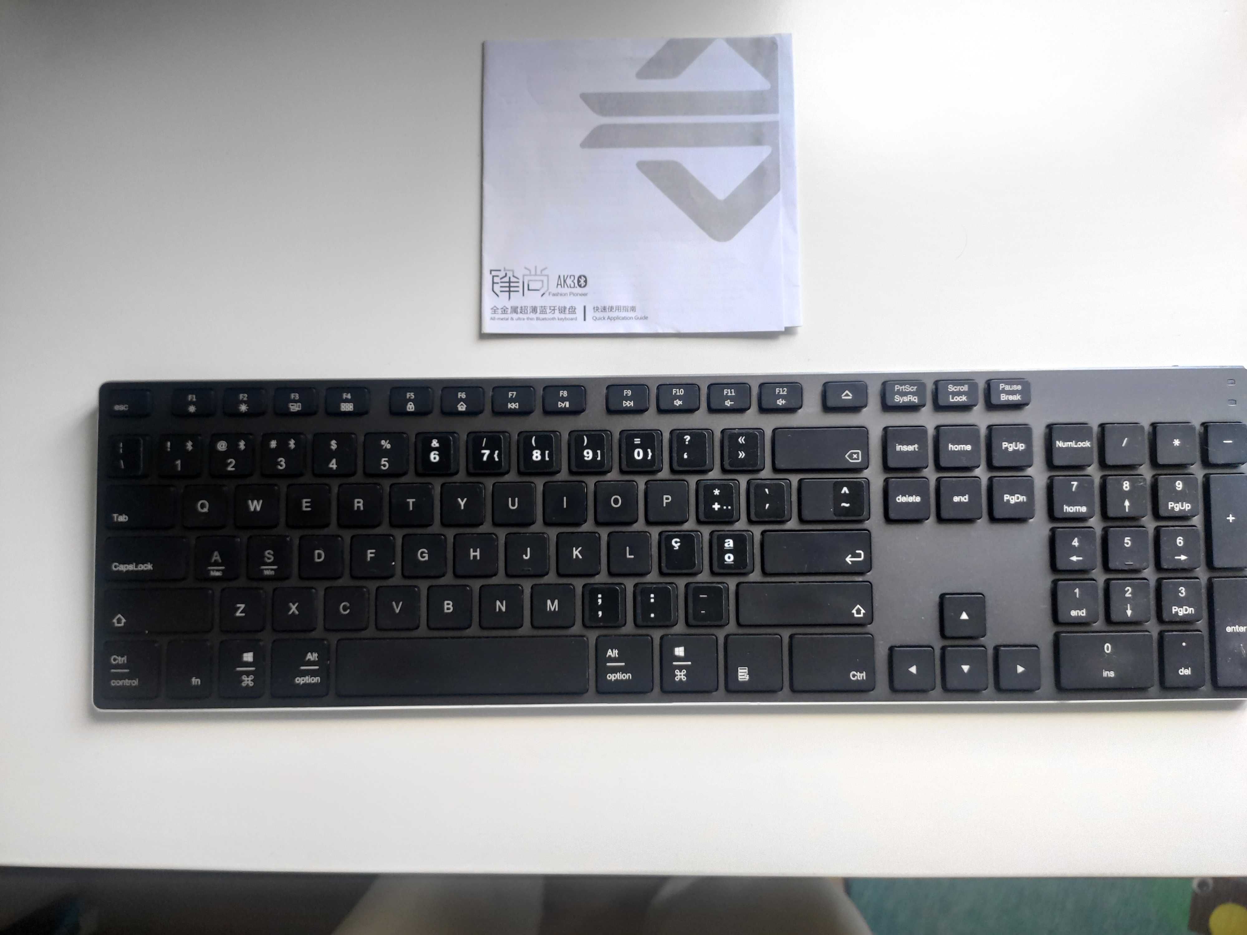 Teclado Sem Fios Bluetooth Ajazz ak3.3